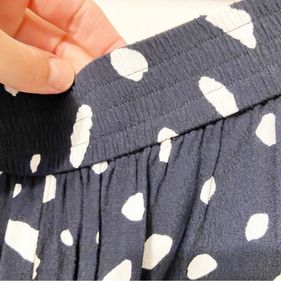 Wilfred Aritizia Women’s Viscose Blend Cropped Wide Leg Fawn Spotted Pants Large - Picture 5 of 12